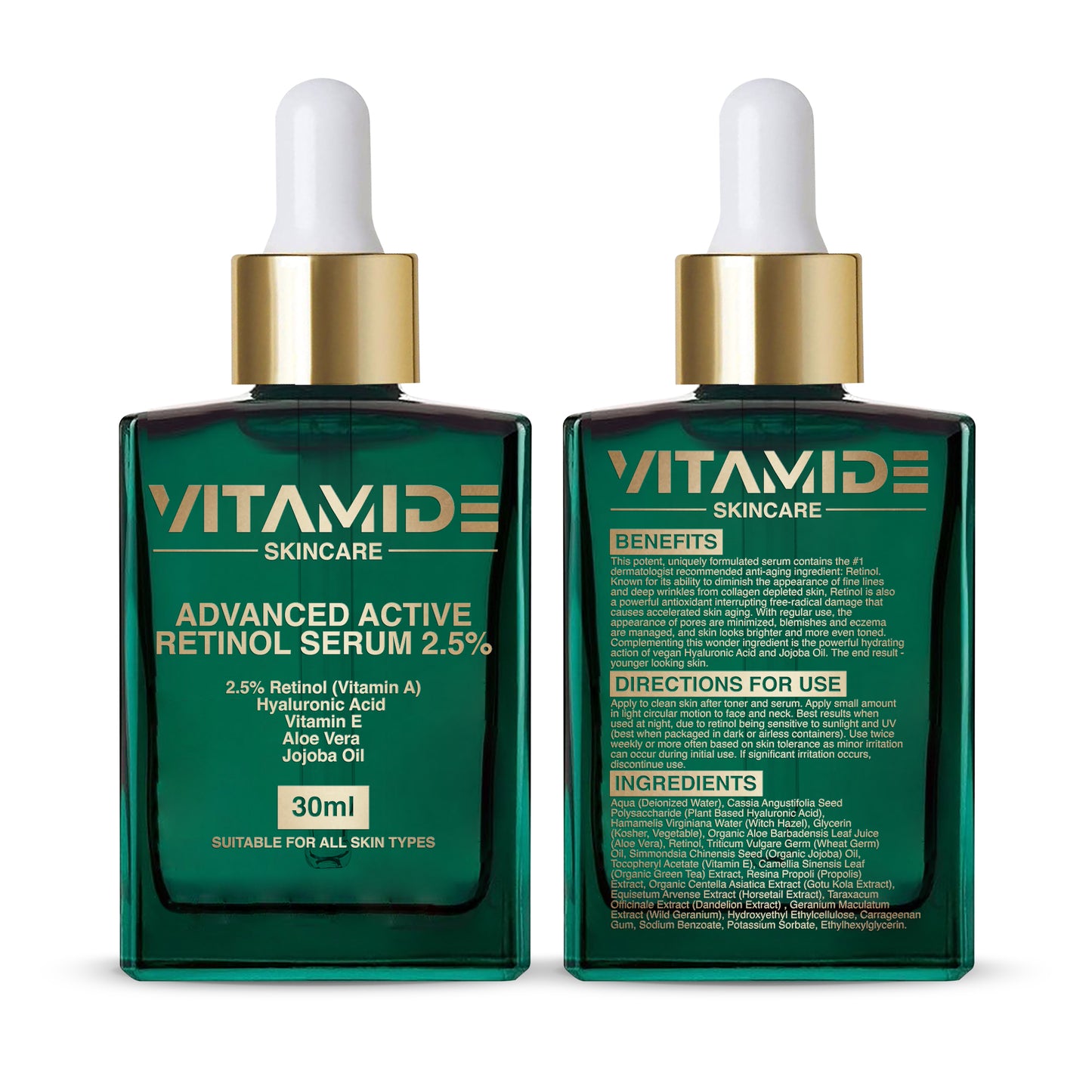 Advanced Active Retinol Serum 2.5% met Hyaluronzuur